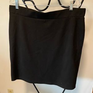 Dark brown knit mini skirt by J Jill